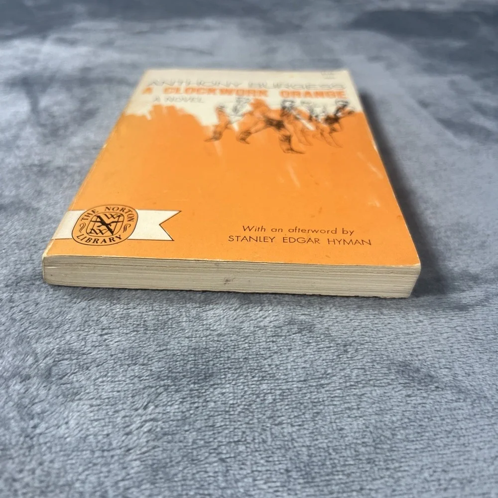 Vintage A Clockwork Orange‎ Anthony Burgess Book W. W. Norton & Co. 1963 PB